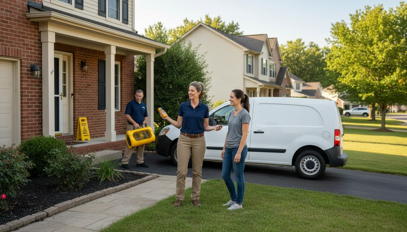 Residential water damage restoration in Harlowton, MT